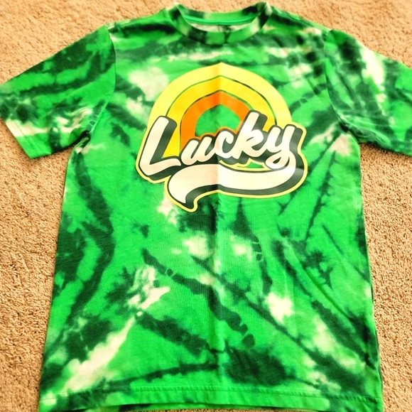 St. Padddy's Tie Dye Shirt 10-12 - Picture 1 of 8